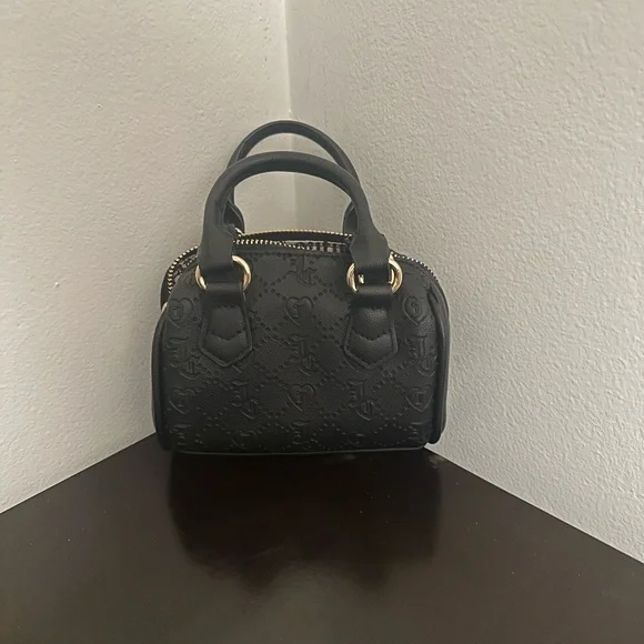 Juicy Couture Embossed Black Mini Bag - Picture 2 of 3